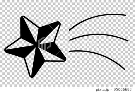 插圖素材流星 95066693