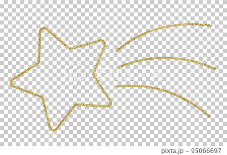 插圖素材流星金 95066697