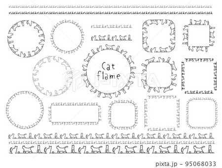 猫のフレームセット 猫のフレームセット 95068033