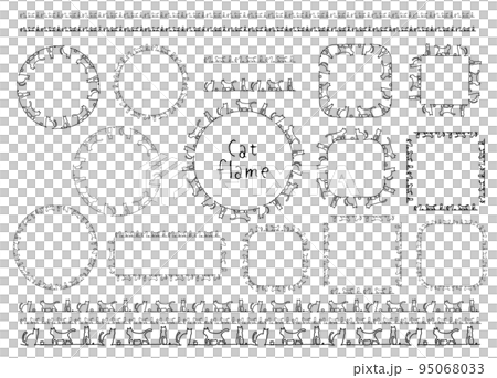 猫のフレームセット 猫のフレームセット 95068033