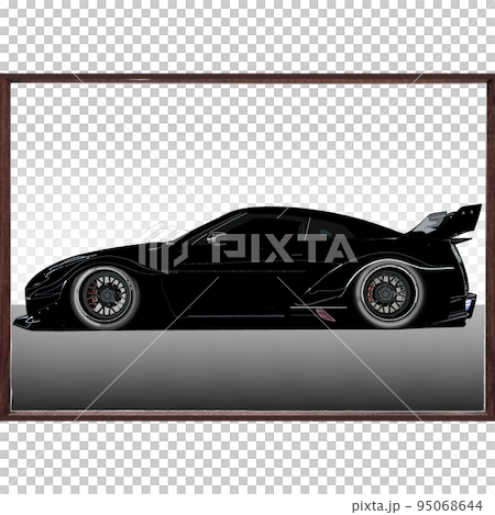 Sports car car illustration background 95068644