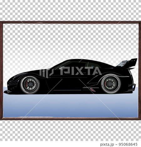 Sports car car illustration background 95068645