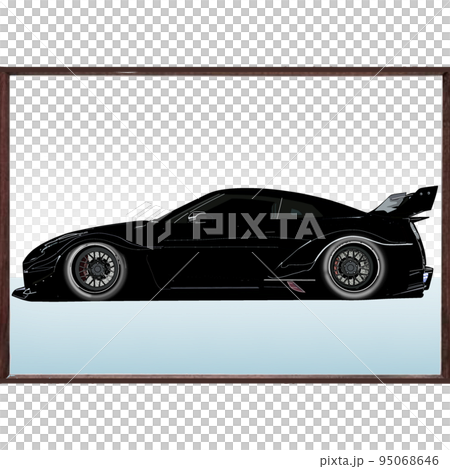 Sports car car illustration background 95068646