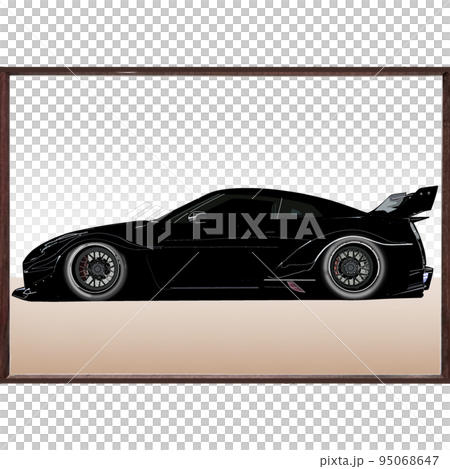 Sports car car illustration background 95068647