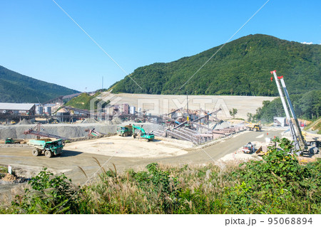 建設中のダム（成瀬ダム） 95068894