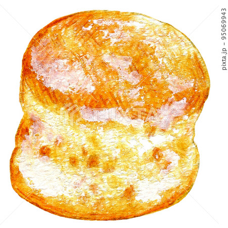 イングリッシュスコーンの色鉛筆画ワンポイント 95069943