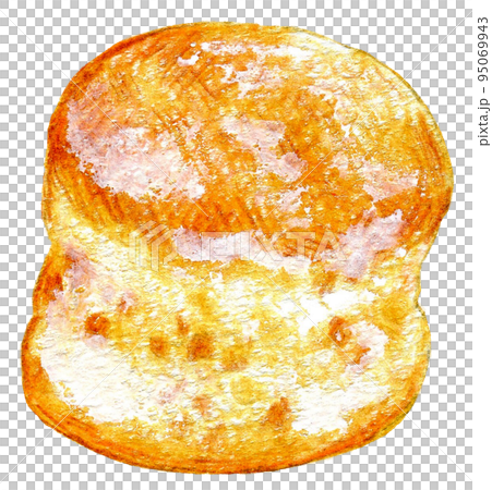 イングリッシュスコーンの色鉛筆画ワンポイント 95069943