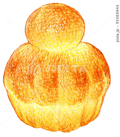 ブリオッシュの色鉛筆画ワンポイント ブリオッシュの色鉛筆画ワンポイント 95069944