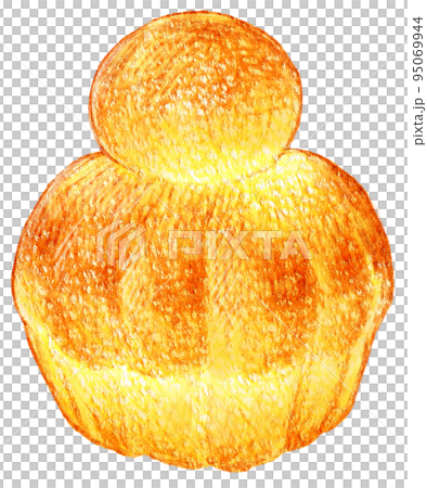 ブリオッシュの色鉛筆画ワンポイント ブリオッシュの色鉛筆画ワンポイント 95069944