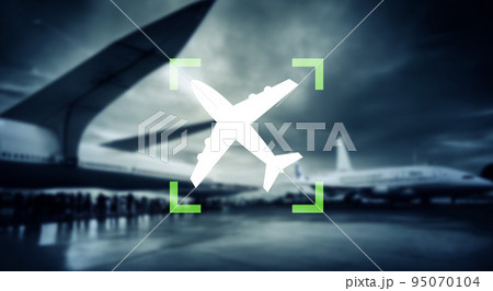 空港と航空イメージ 95070104