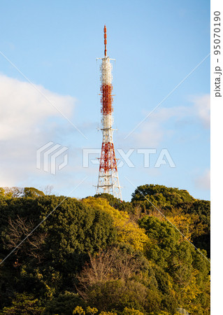 EOSR6.広島市内、比治山電波塔。の写真素材 [95070190] - PIXTA