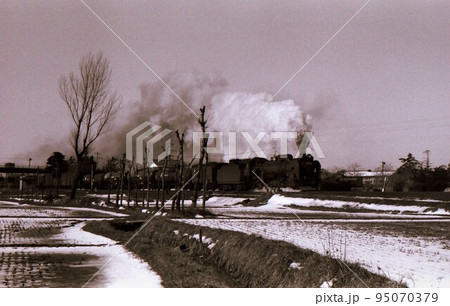 昭和44年 羽越本線坂町 D51牽引貨物列車 記録写真 新潟県 昭和44年 羽越本線坂町 D51牽引貨物列車 記録写真 新潟県 95070379