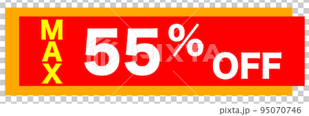 ショップサイトの値引きマーク 95070746