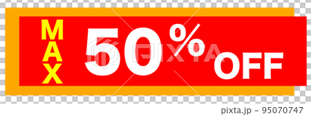 ショップサイトの値引きマーク 95070747