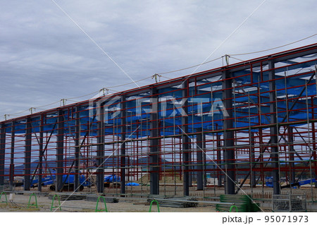 工場の建設 鉄骨 工場の建設 鉄骨 95071973