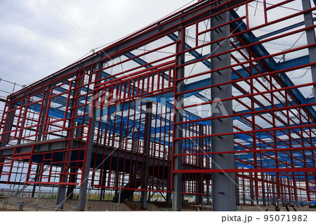 工場の建設 鉄骨 工場の建設 鉄骨 95071982