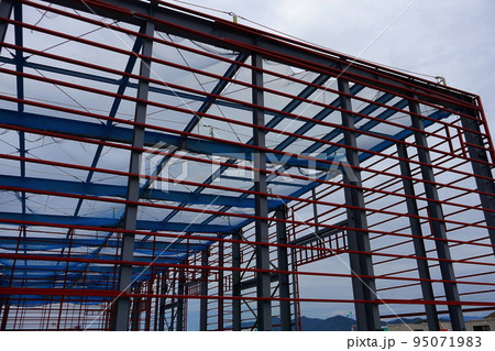 工場の建設 鉄骨 工場の建設 鉄骨 95071983