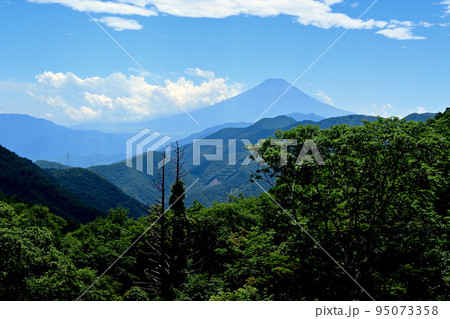 大峠から富士山を撮った 大峠から富士山を撮った 95073358
