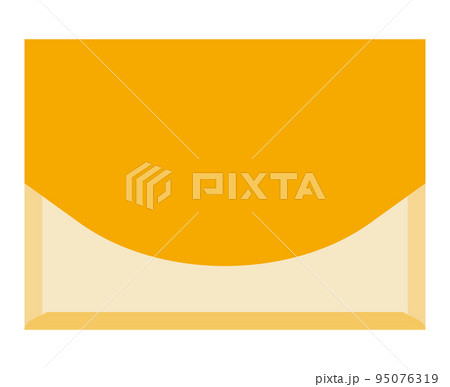 オレンジ色のメール・封筒 95076319