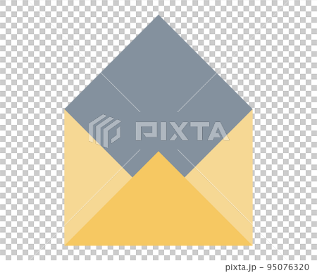 打開橙色郵件/信封 95076320