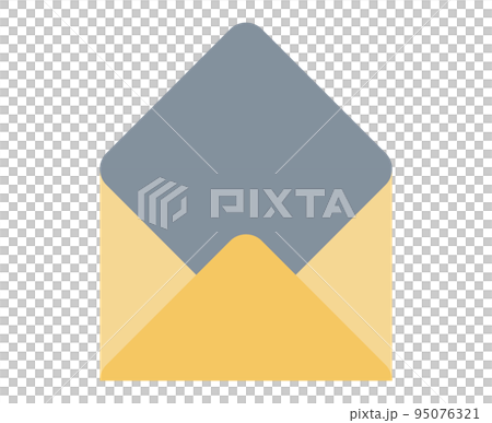 打開橙色郵件/信封 95076321