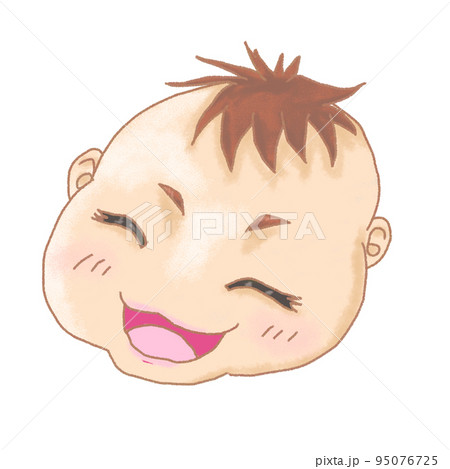 赤ちゃん表情　笑顔2 95076725