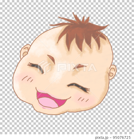 赤ちゃん表情　笑顔2 95076725