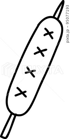 Hand Drawn delicious sausage illustration Hand Drawn delicious sausage illustration 95077193