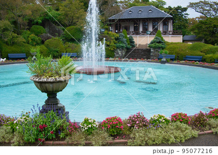 強羅公園の噴水 95077216