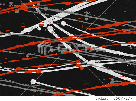 飛び散る多彩な色、勢いがある羊羹色のデザイン和紙 飛び散る多彩な色、勢いがある羊羹色のデザイン和紙 95077277