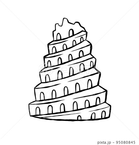 tower of babel drawing