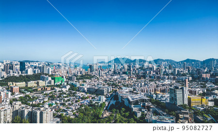 3 May 2022 a city scape of Kowloon East at kowloon tong 95082727