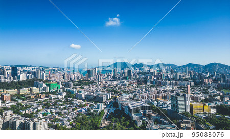 3 May 2022 a city scape of Kowloon East at kowloon tong 95083076