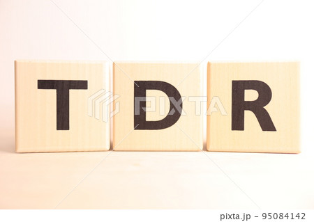 TDRのイメージ(文字・アルファベットテキスト) TDRのイメージ(文字・アルファベットテキスト) 95084142