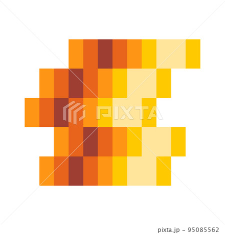 Pixel art golden coin retro video game. Vector illustration. 95085562