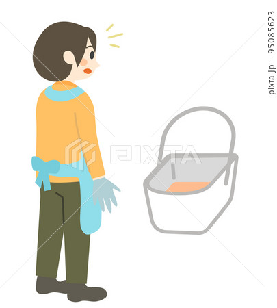 ポータブルトイレの中身が赤みがかっているのに気づいた介護士 95085623