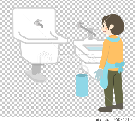 Process the contents of the suction machine in the filth room 95085710