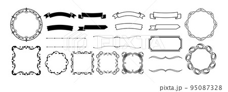 クリスマスのフレーム クリスマスのフレーム 95087328