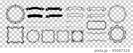 クリスマスのフレーム クリスマスのフレーム 95087328