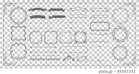 クリスマスのフレーム クリスマスのフレーム 95087352
