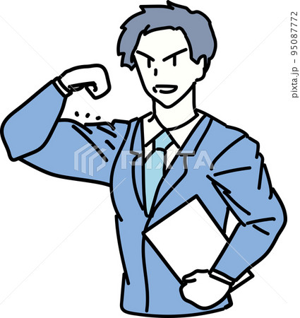 マッチョなビジネスマン 95087772