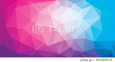 Low Poly Background of Triangles 95089670