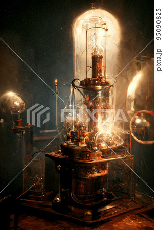 Concept art illustration of invention deviceのイラスト素材 [95090825] - PIXTA