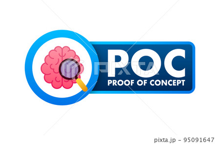 POC - Proof of Concept acronym banner. Business plan. Vector stock illustration. 95091647