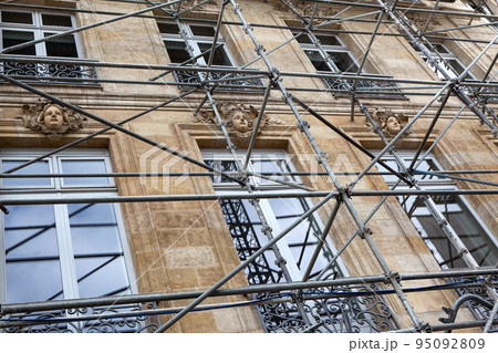 Renovation site in old historic district in Bordeaux France Renovation site in old historic district in Bordeaux France 95092809