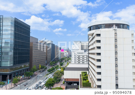 《福岡県》福岡市の街並み　福岡県福岡市 95094078