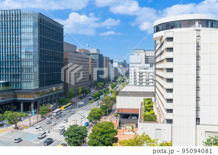 《福岡県》福岡市の街並み　福岡県福岡市 95094081