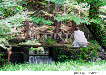 《熊本県》山吹水源・山吹水源遊歩道　産山村 95094682