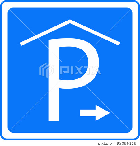 Parking space. Directions of movement for parking. Vector image. 95096159