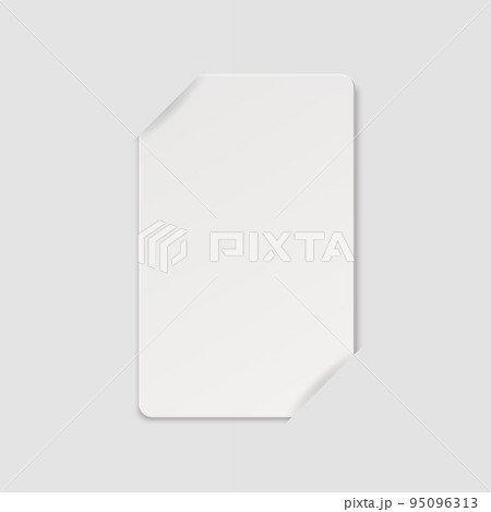 Vector 3d Realistic White Guest Room, Plastic Hotel Apartment Keycard, ID Card, Sale, Credit Card Design Template with Paper Cover Case, Wallet Close-up for Mockup, Branding. Top View 95096313